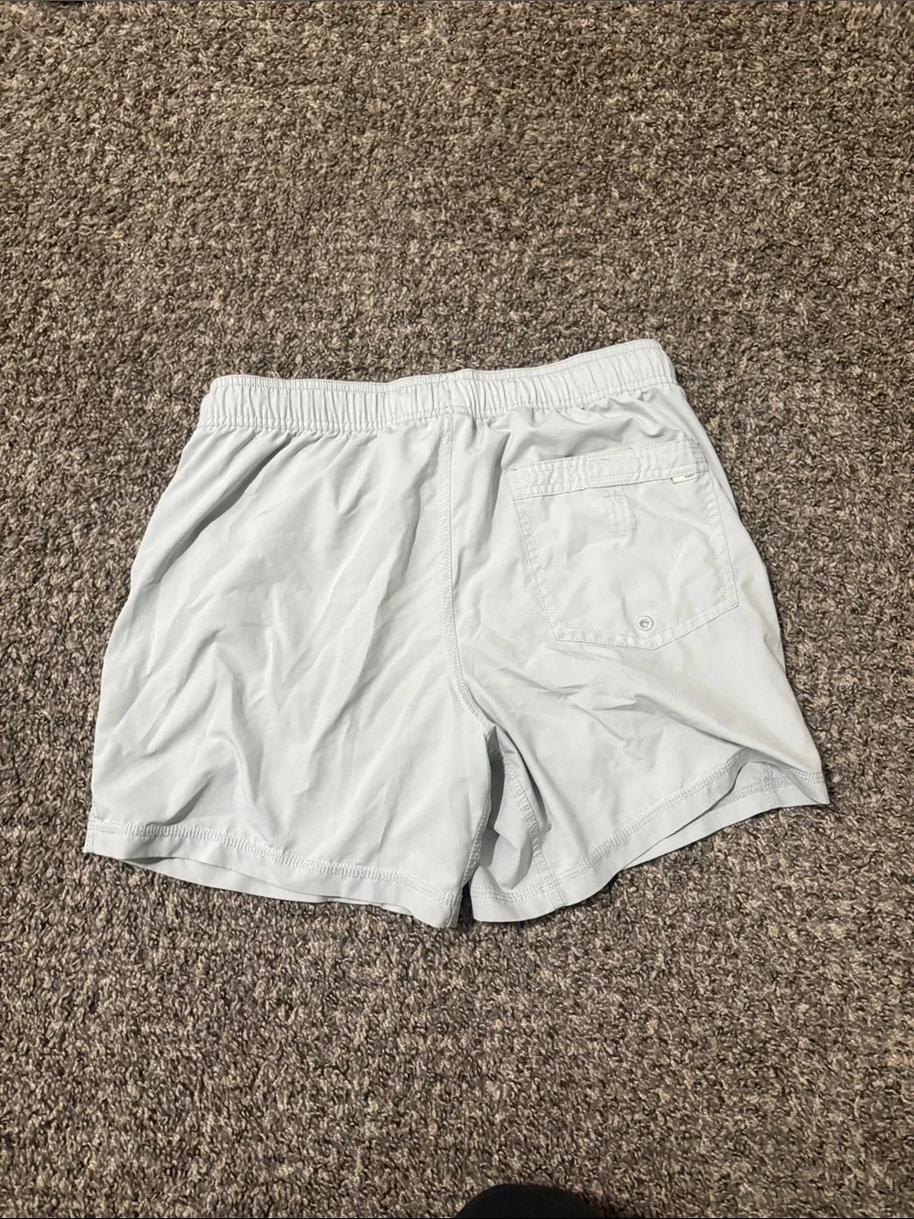 Vuori Light Gray Men's Swim Board Shorts